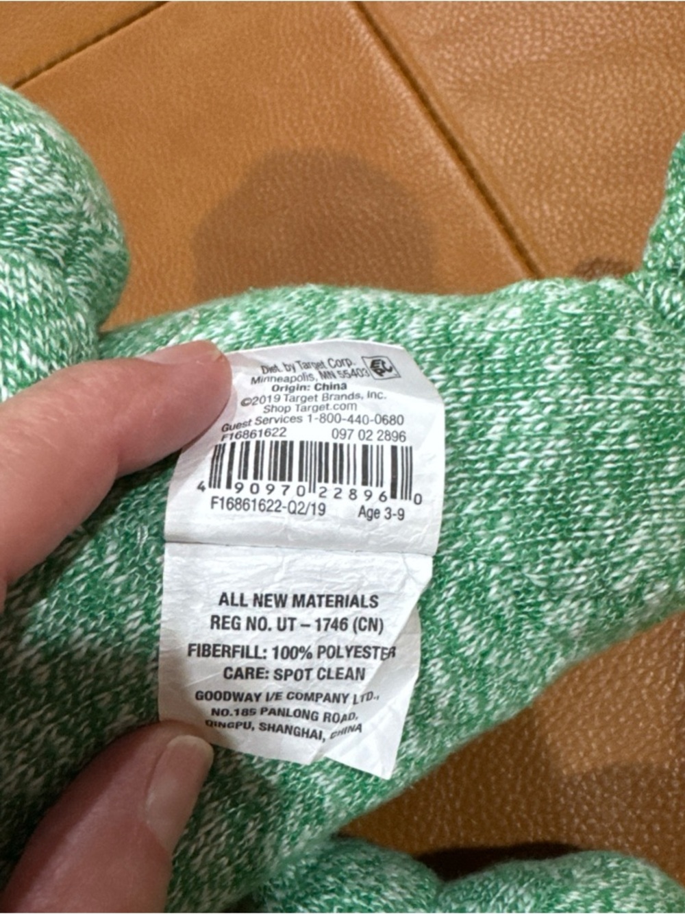 Target Alligator Throw Pillow Plush Green Crocodile Kids Decor 22” Animal Pillow - Picture 7 of 7